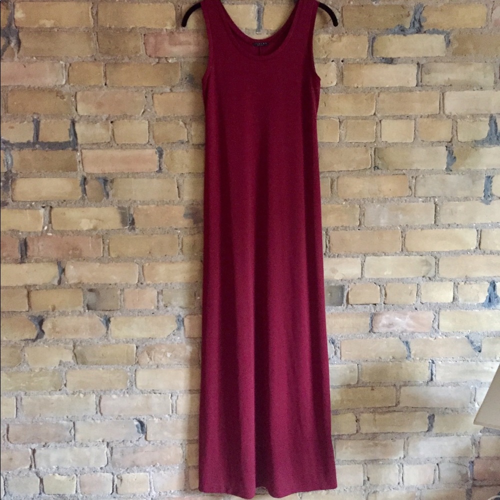 Sisley marron maxi dress